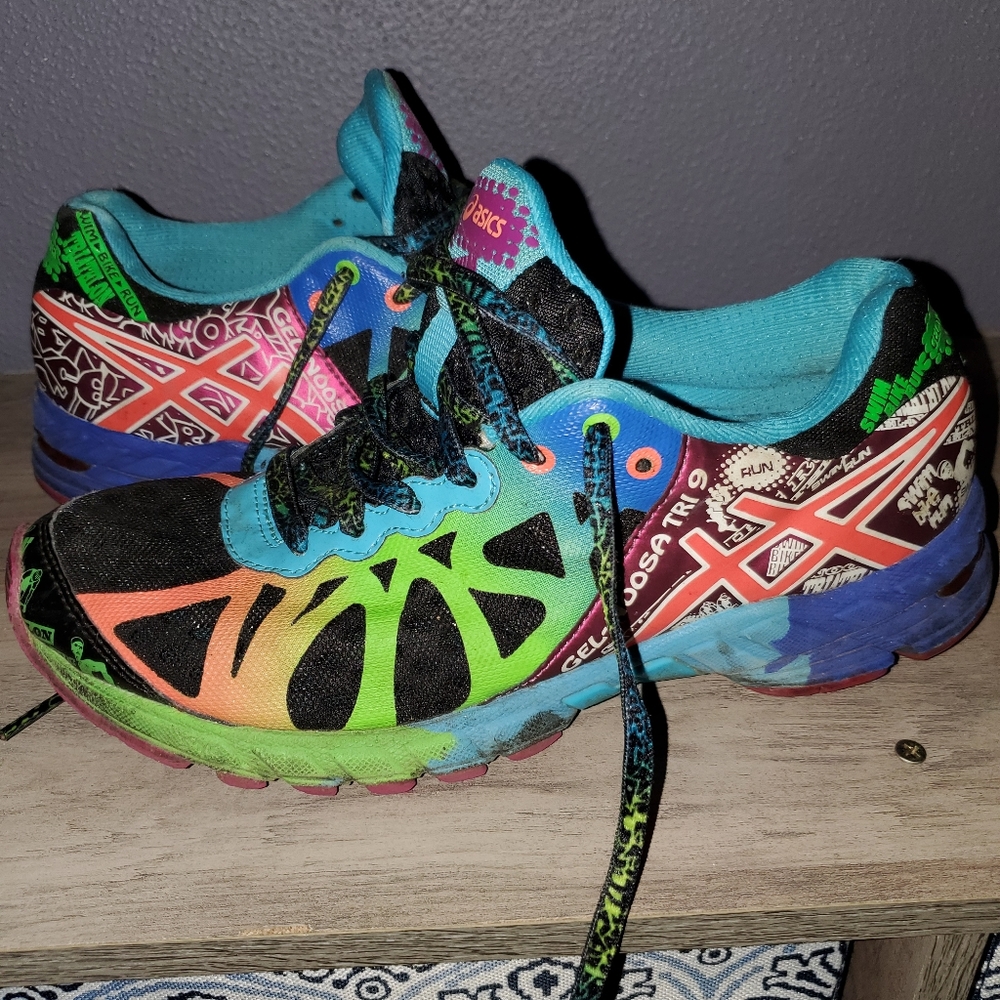 Multi-colored Asics